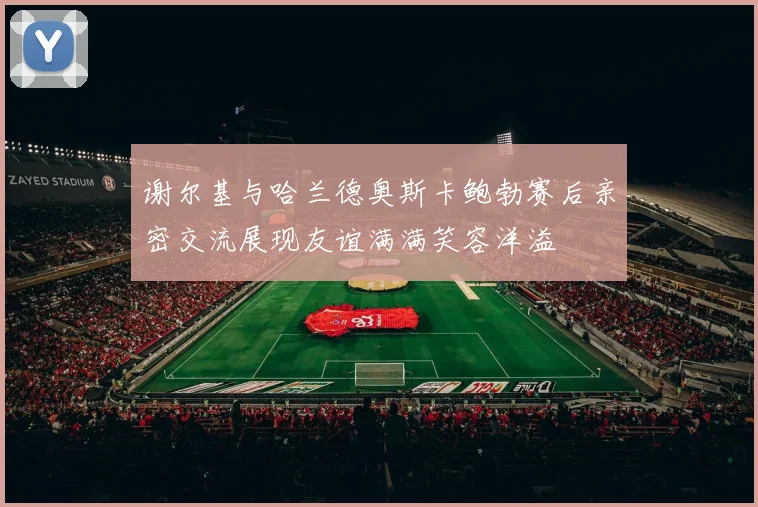 谢尔基与哈兰德奥斯卡鲍勃赛后亲密交流展现友谊满满笑容洋溢